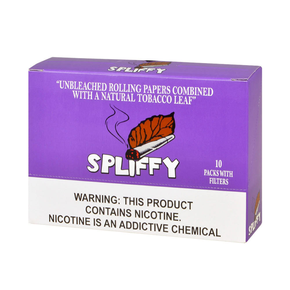  SPLIFFY WRAPS 7-PACK ROLLING PAPERS - 10CT DISPLAY 