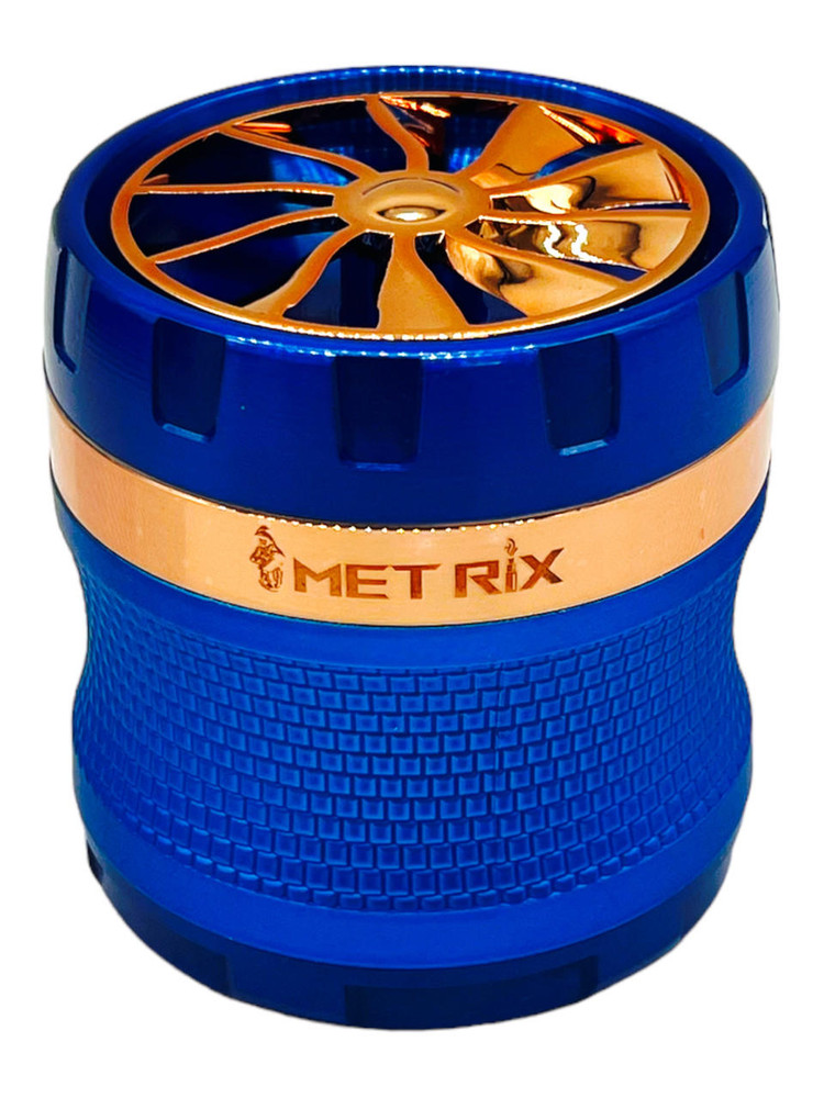  METRIX DOUAL COLOR SPINNER ON TOP 63MM 4 LAYERS GRINDER - DISPLAY OF 6CT 