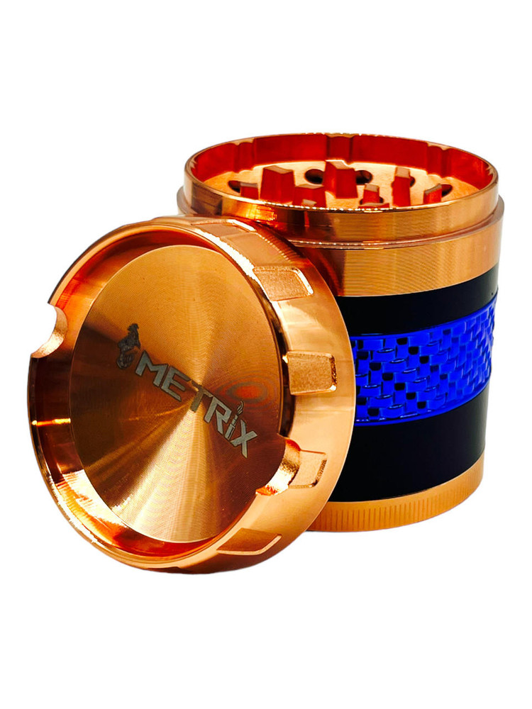  METRIX ASHTRAY LID 63MM 4 LAYERS GRINDER - DISPLAY OF 6CT 