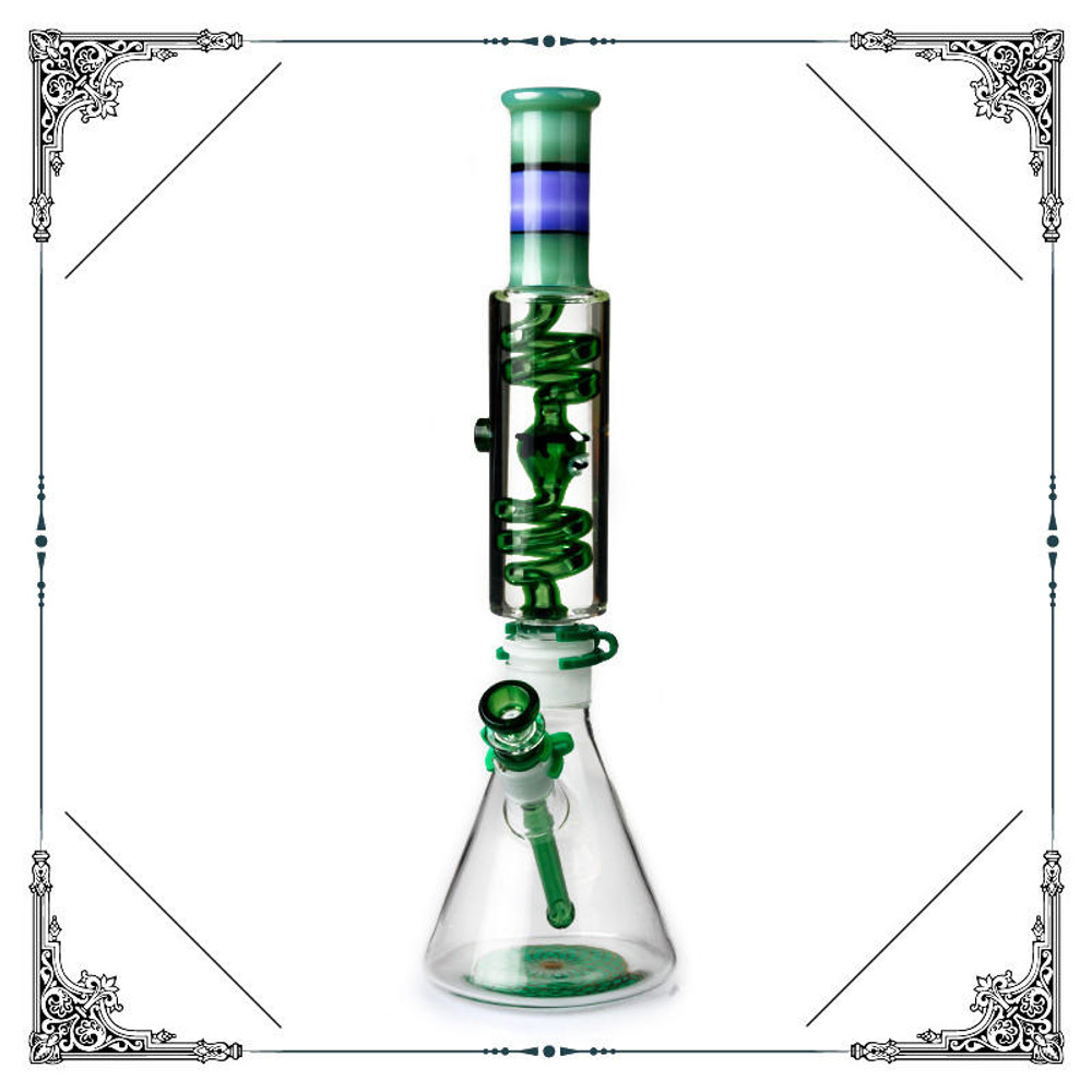  PHOENIX STAR NINJA TURTLE FREEZABLE COIL BONG WATERPIPE 18" 