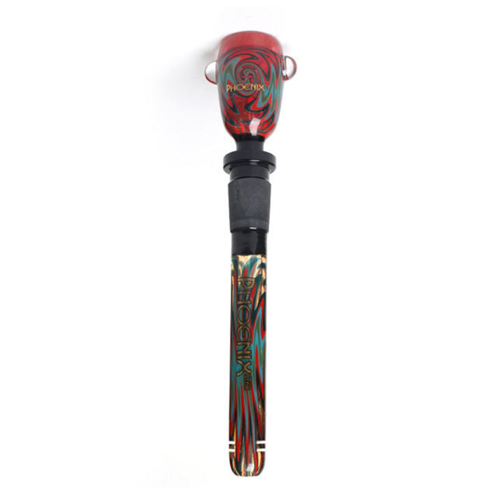  PHOENIX STAR AMERICAN COLOR WIGWAG BONG DOWNSTEM & BOWL 5" 