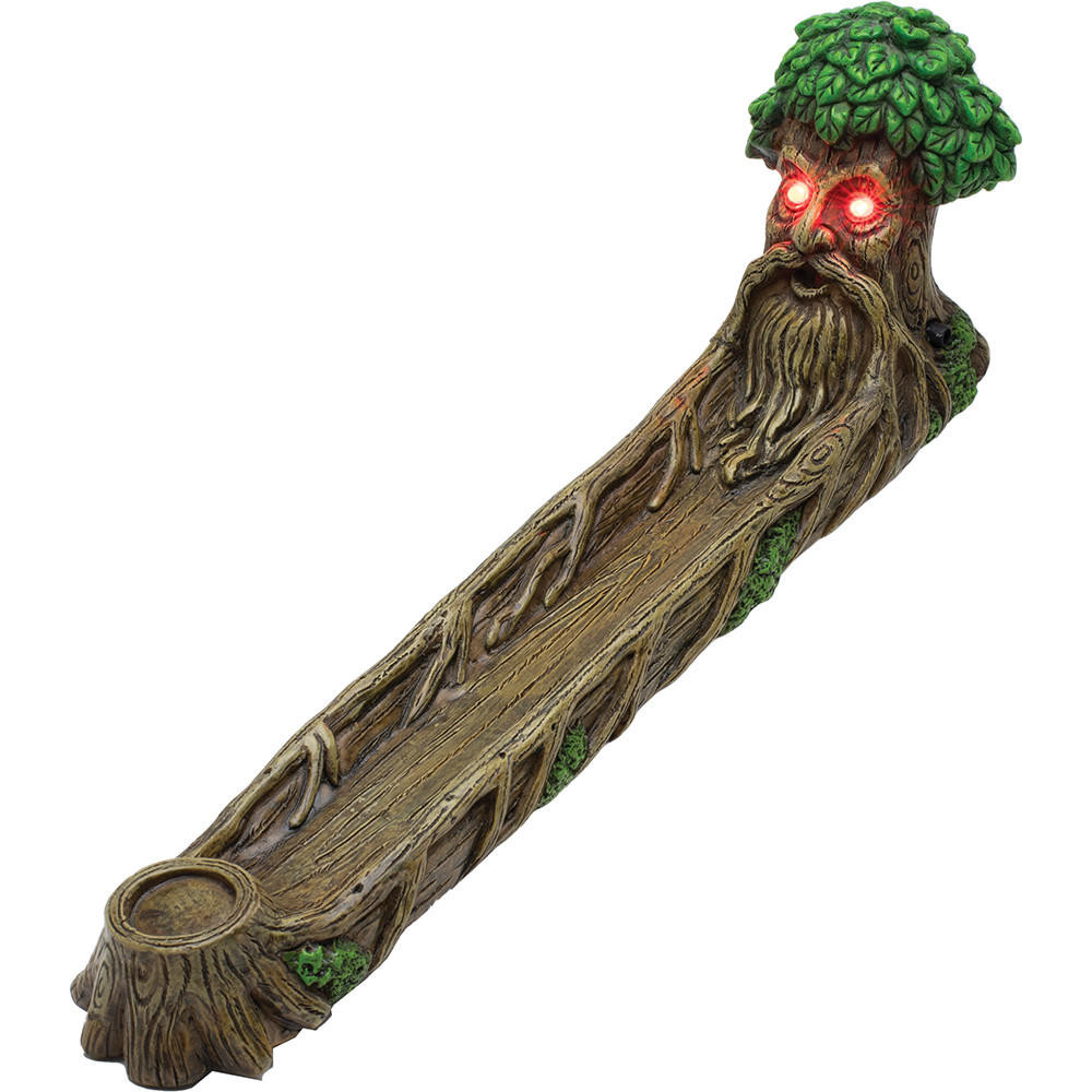  FUJIMA TREEMAN LIGHT-UP POLYSTONE INCENSE BURNER 12" 