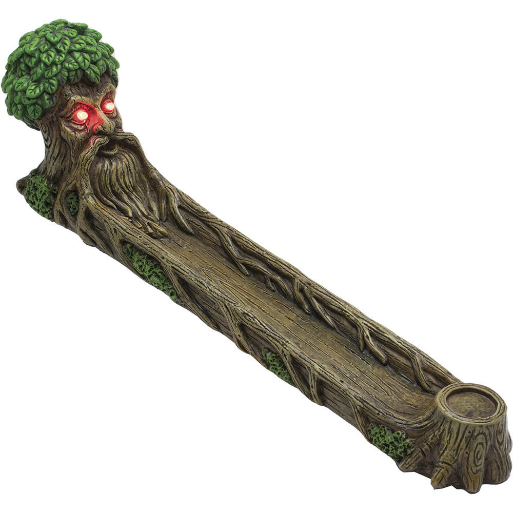  FUJIMA TREEMAN LIGHT-UP POLYSTONE INCENSE BURNER 12" 