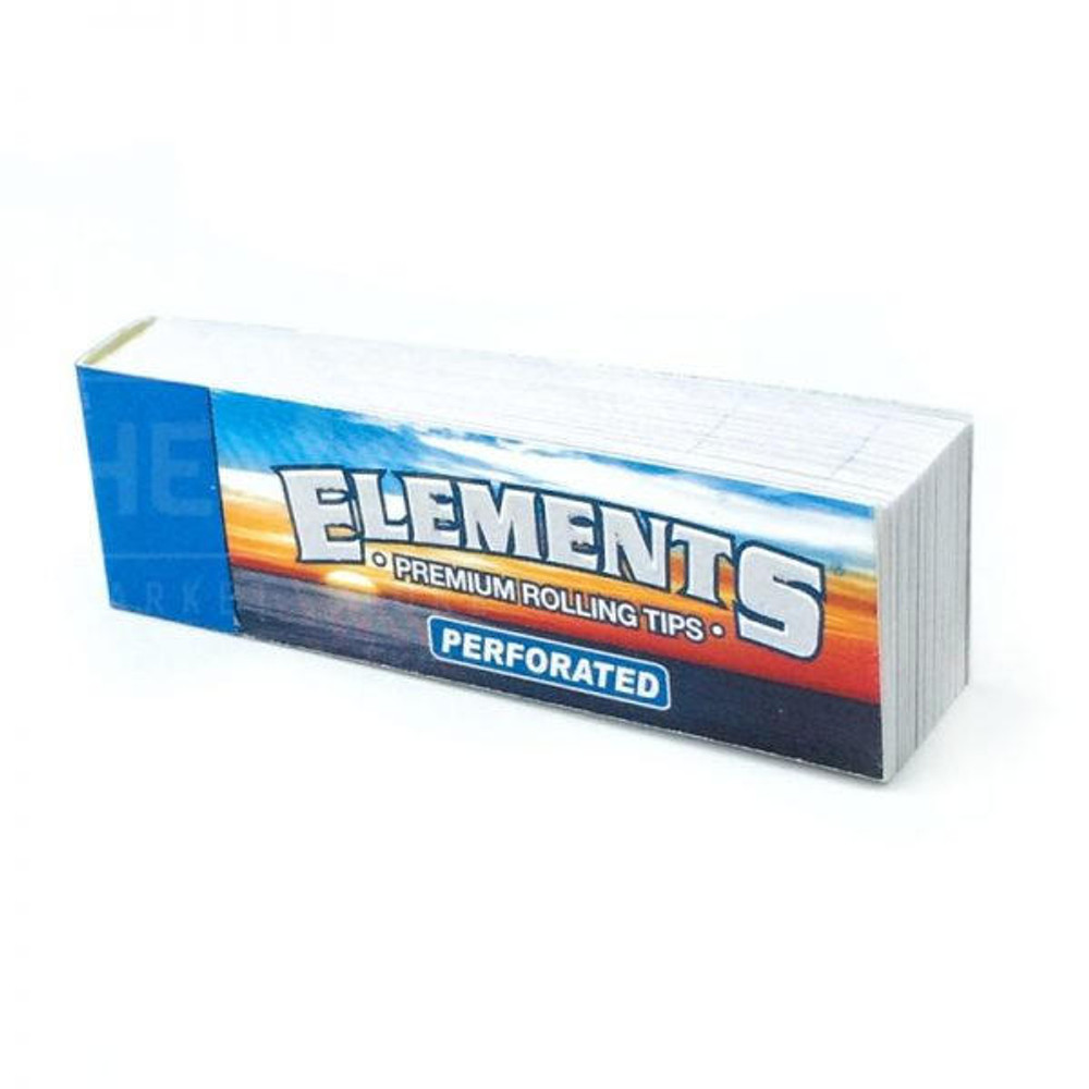  ELEMENTS PERFORATED PREMIUM ROLLING TIPS - 50CT DISPLAY 