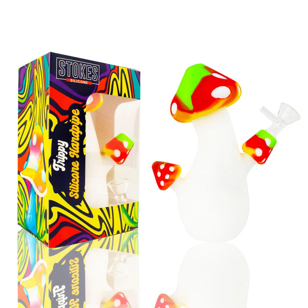  STOKES - TRIPPY SILICONE HANDPIPE 7" 