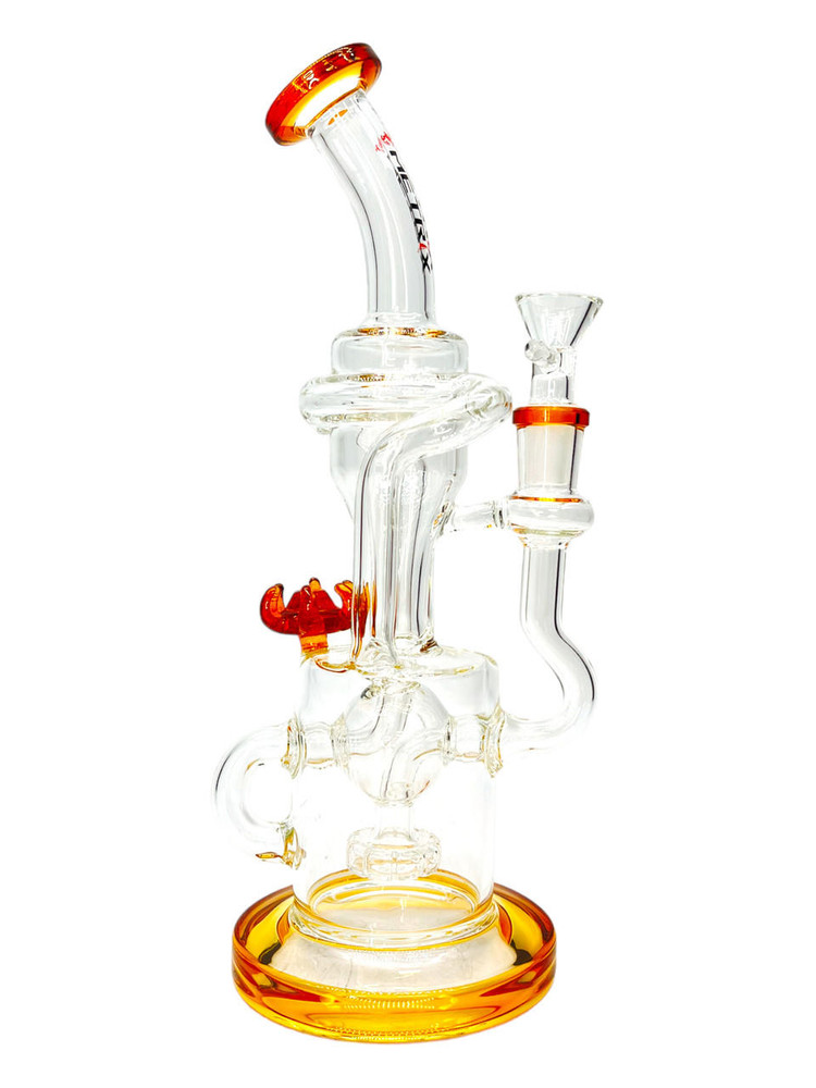  METRIX DISC PERC RECYCLER WITH CLAW WATERPIPE 10" 