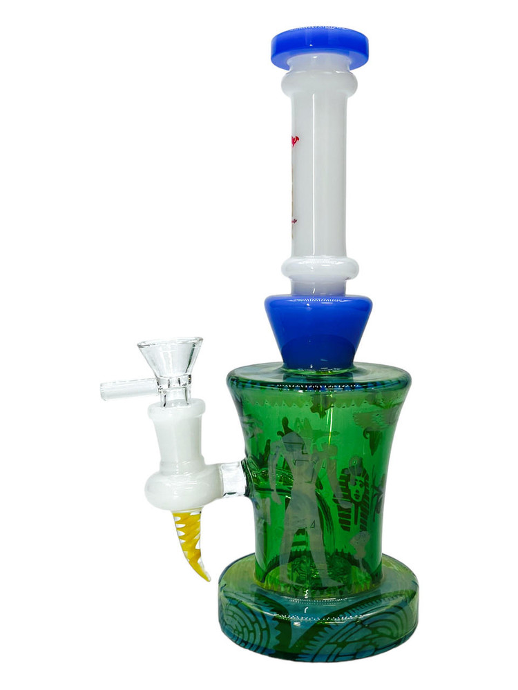  METRIX EGYPTION PRINTED ART WATERPIPE 10" 