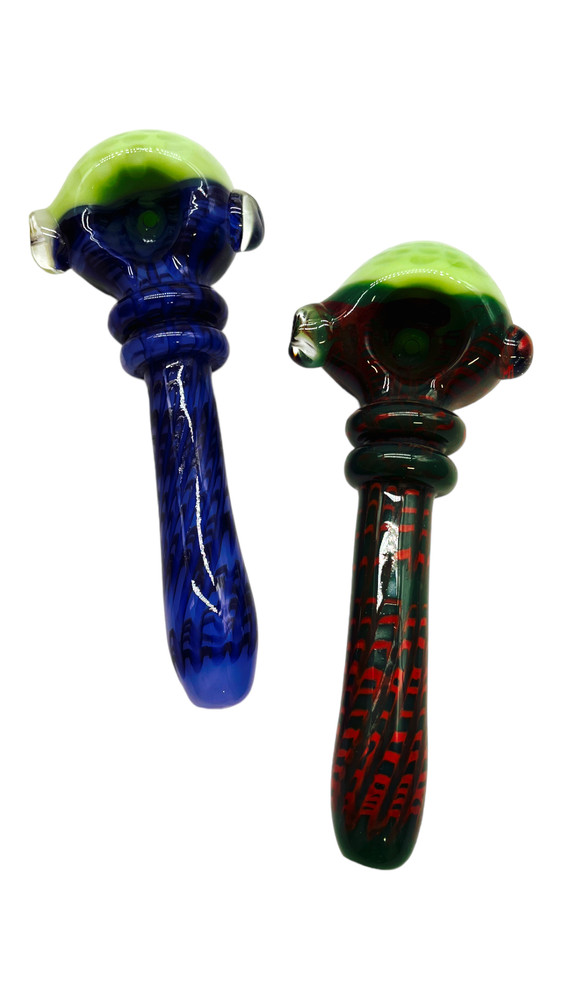 HONEYCOMB HEAD BODY ART HANDPIPE 5" - 2CT BAG