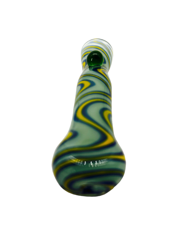 WIGWAG SLIME TUBING GLASS CHILLUM 3" - 10CT BAG