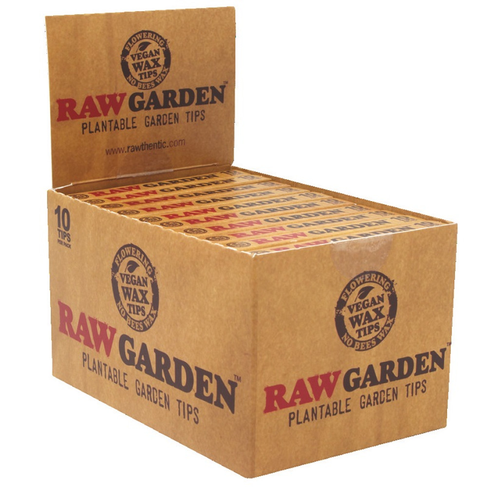 RAW GARDEN PLANTABLE TIPS 10 COUNT - 20CT DISPLAY
