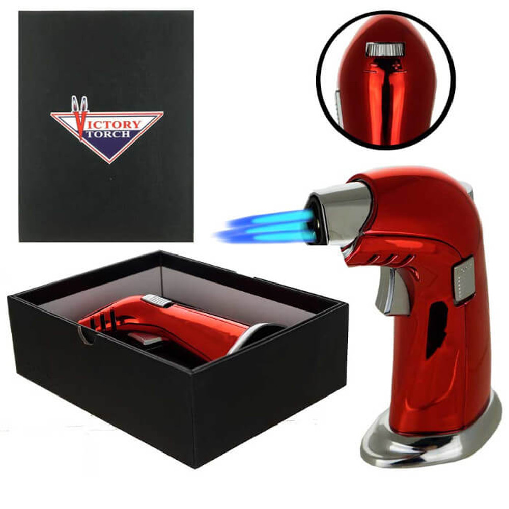 VICTORY TORCH BIG TRIPLE SIDE TORCH - FULL RED