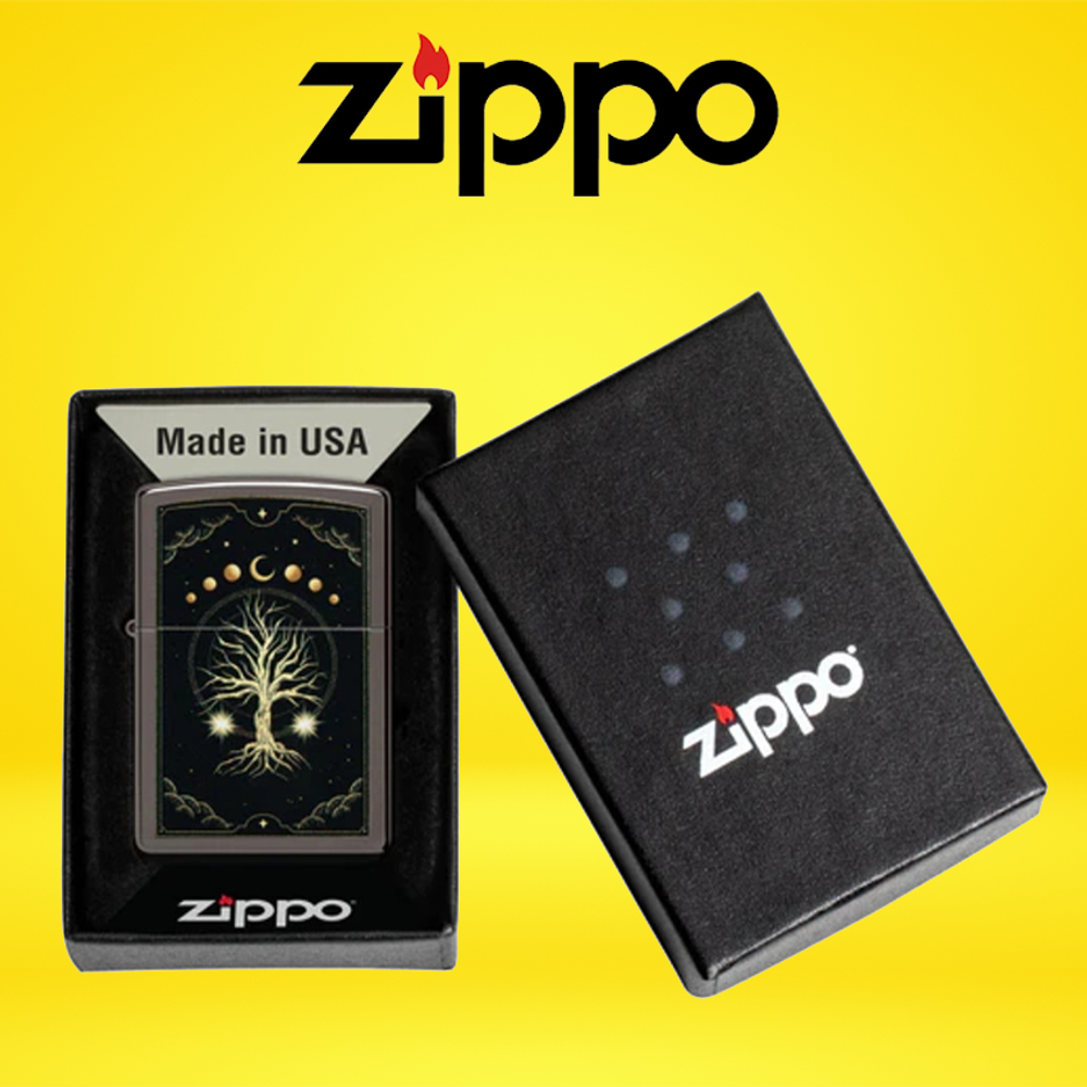 ZIPPO MYSTIC NATURE DESIGN LIGHTER - 1CT