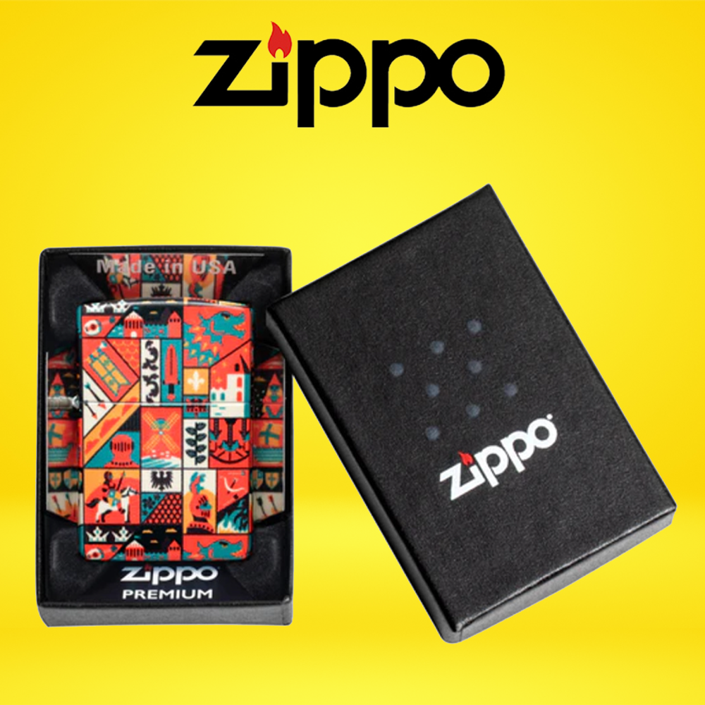 ZIPPO - OLD AGES DESIGN LIGHTER - 1CT