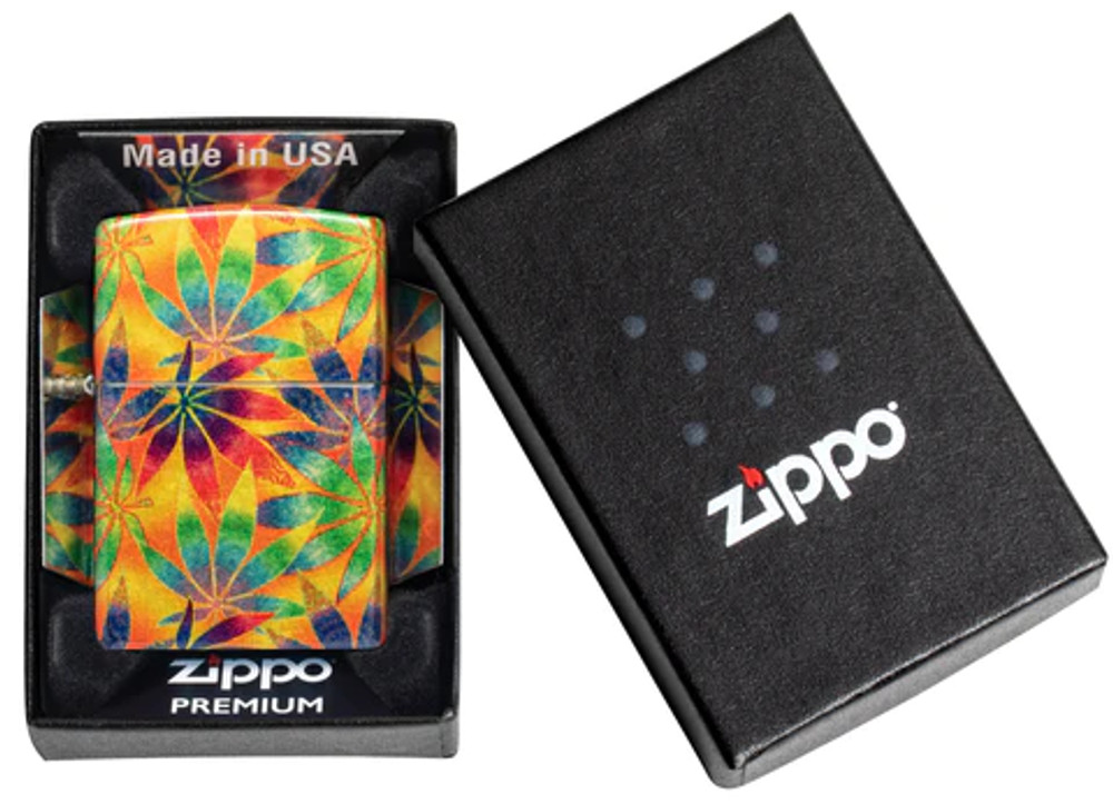 ZIPPO - CANNABIS DESIGN LIGHTER - 1CT