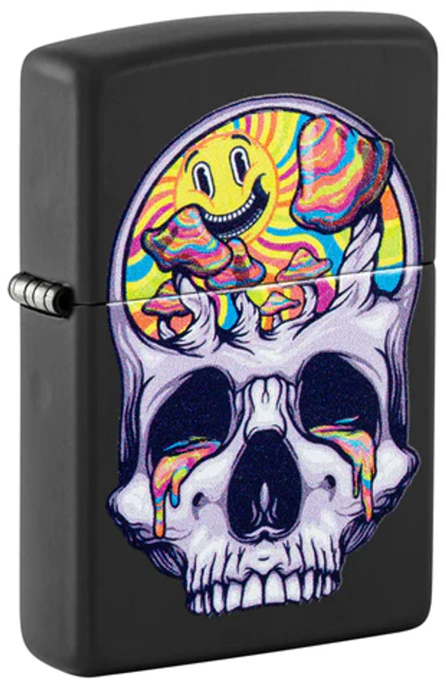 ZIPPO - SKULL MOON DESIGN LIGHTER - 1CT