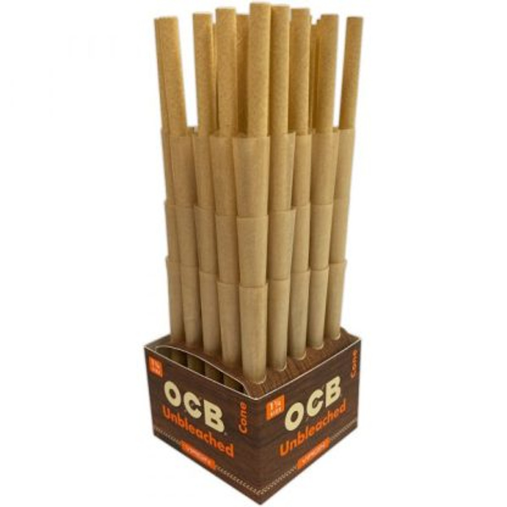 OCB PRE-ROLLED VIRGIN TOWER CONES 1 1/4 - 75CT