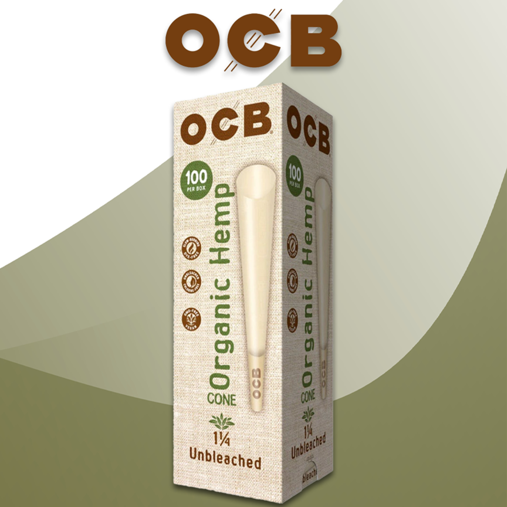 OCB PRE-ROLLED ORGANIC TOWER CONES 1 1/4 - 100CT