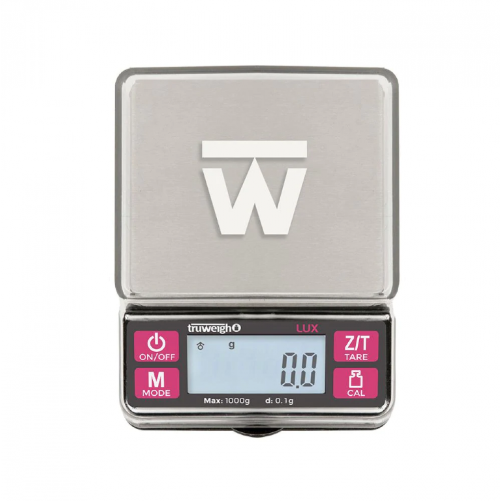 TRUWEIGH LUX DIGITAL SCALE - 1000G X 0.1G - BLACK