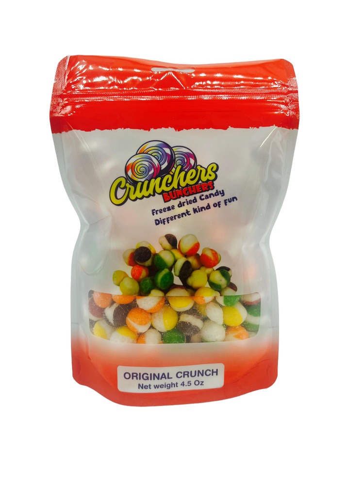 CRUNCHERS BUNCHERS FREEZE DRIED CANDY 4.5OZ PACK