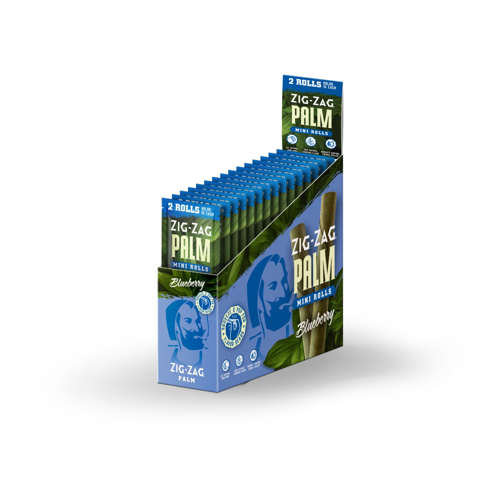 ZIG-ZAG MINI PALM ROLLS 2-PK - 15CT DISPLAY