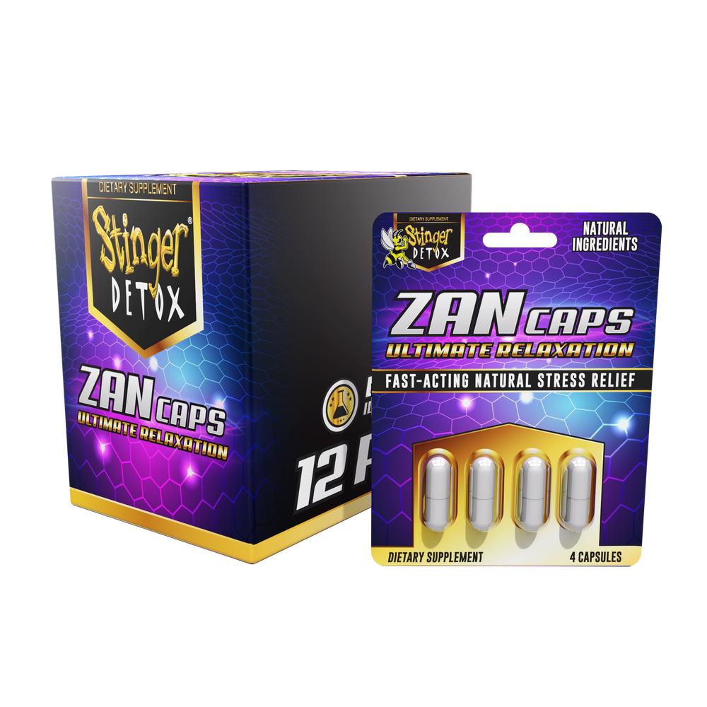 STINGER DETOX ZAN CAPS - ULTIMATE RELAXATION - 12CT