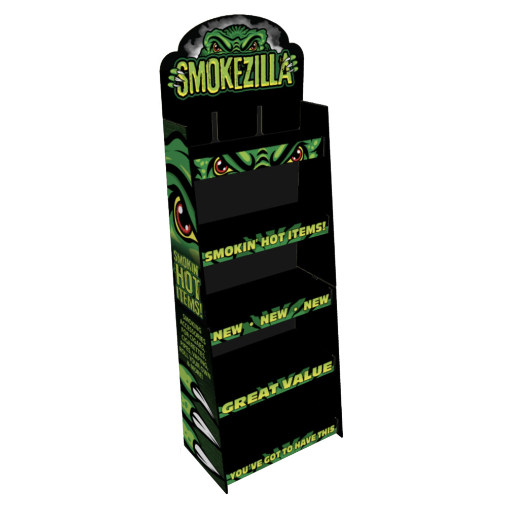 SMOKEZILLA CRUSTED ALL IN ONE FLOOR DISPLAY #4 - 136CT