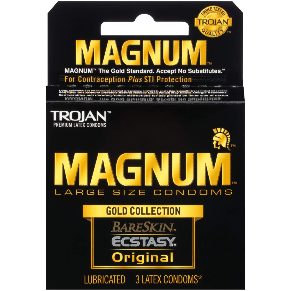 TROJAN MAGNUM GOLD COLLECTION CONDOMS - 3PK/6CT