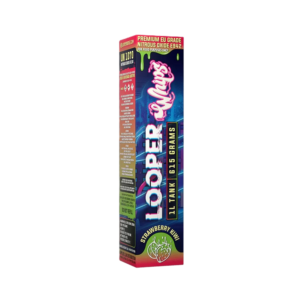 LOOPER WHIPS 615G N20 FLAVORED CLREAM CHAREGERS - 6CT DISPLAY