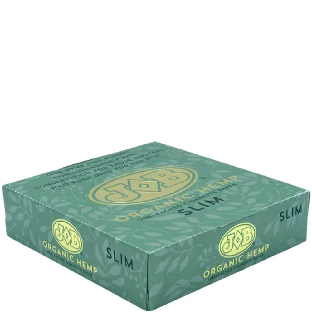 JOB ORGANIC HEMP SLIM ROLLING PAPER - 24CT DISPLAY