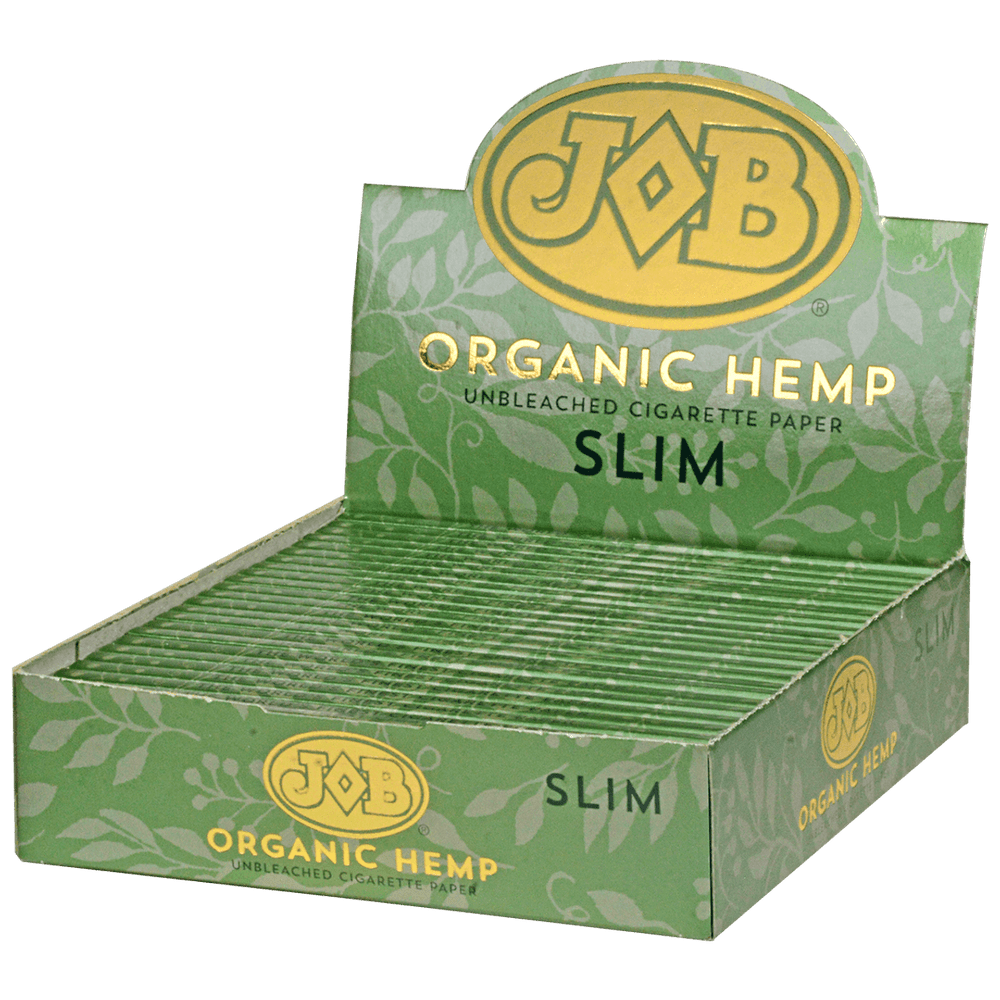 JOB ORGANIC HEMP SLIM ROLLING PAPER - 24CT DISPLAY