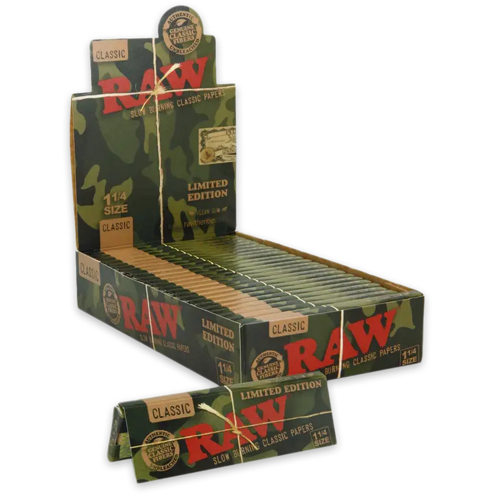 RAW CAMO LIMITED EDITION 50-PACK 1 1/4 - 24CT DISPLAY