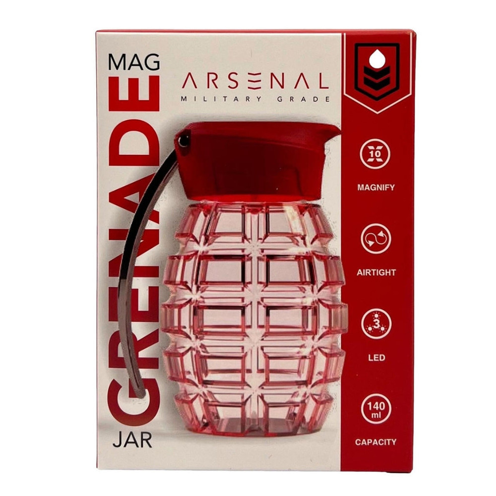 ARSENAL MAG GRENADE JAR ASSORTED COLOR - 1CT
