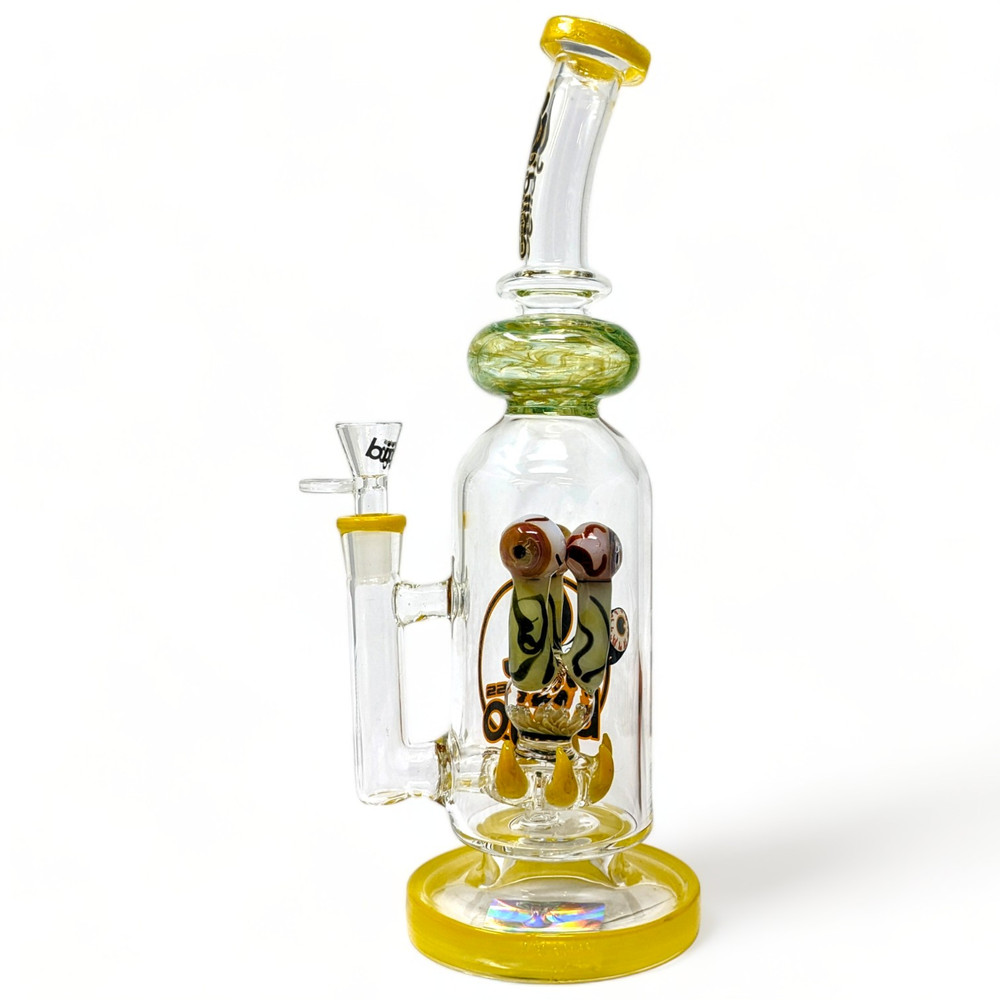 BIIGO BY LOOKAH - POPZILLA GOREGAZE W/ BITEBLADES PERC WATERPIPE 13"