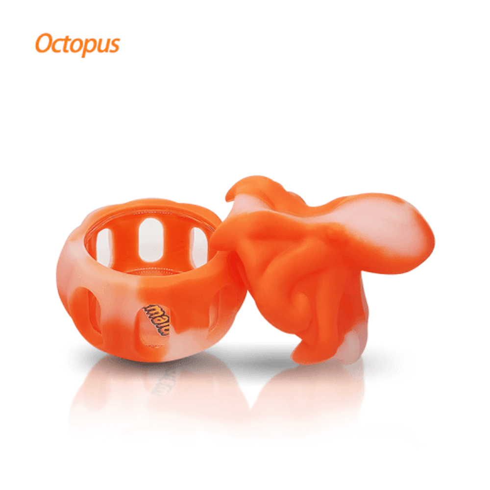 WAXMAID OCTOPUS SILICONE CONCENTRATE CONTAINER MIXED COLOR - 12CT