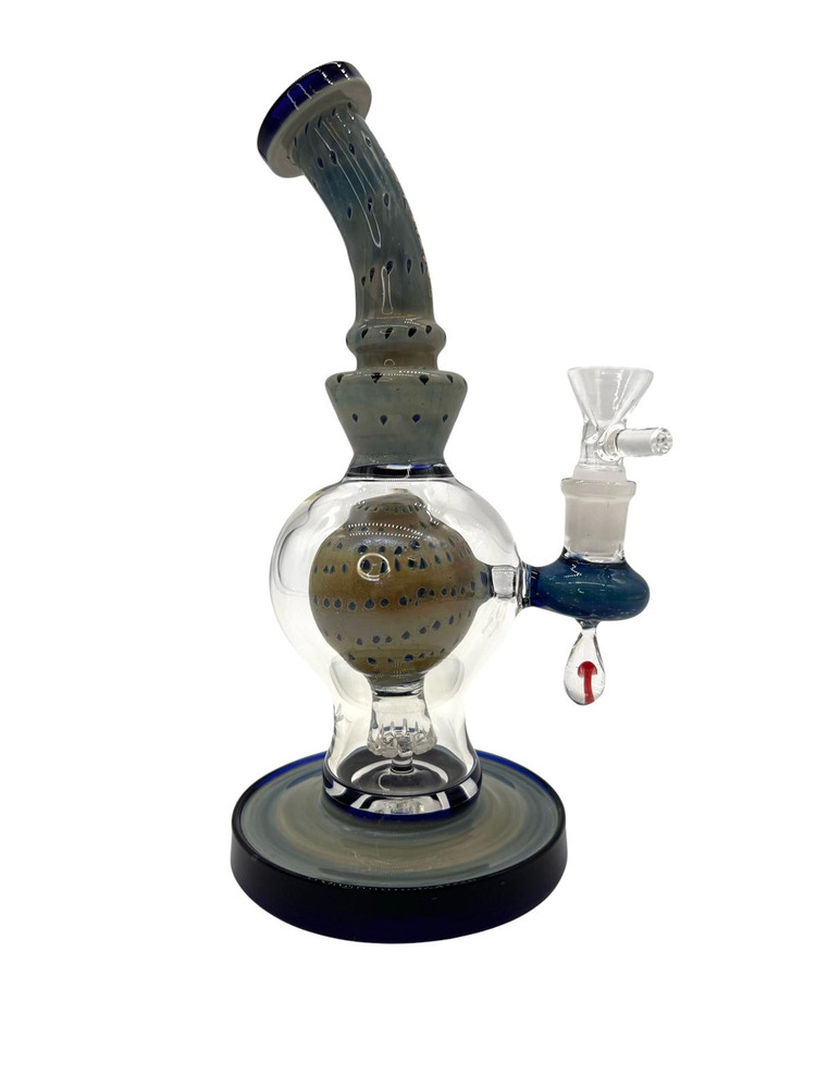 METRIX CRYSTAL BALL PERC WATERPIPE 8"