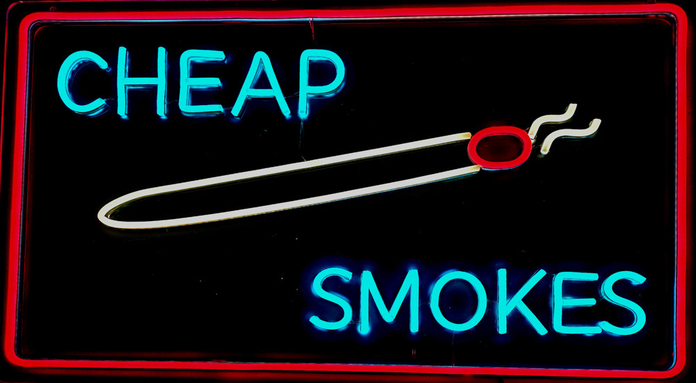CHEAP SMOKES - LED SIGN (LED34)