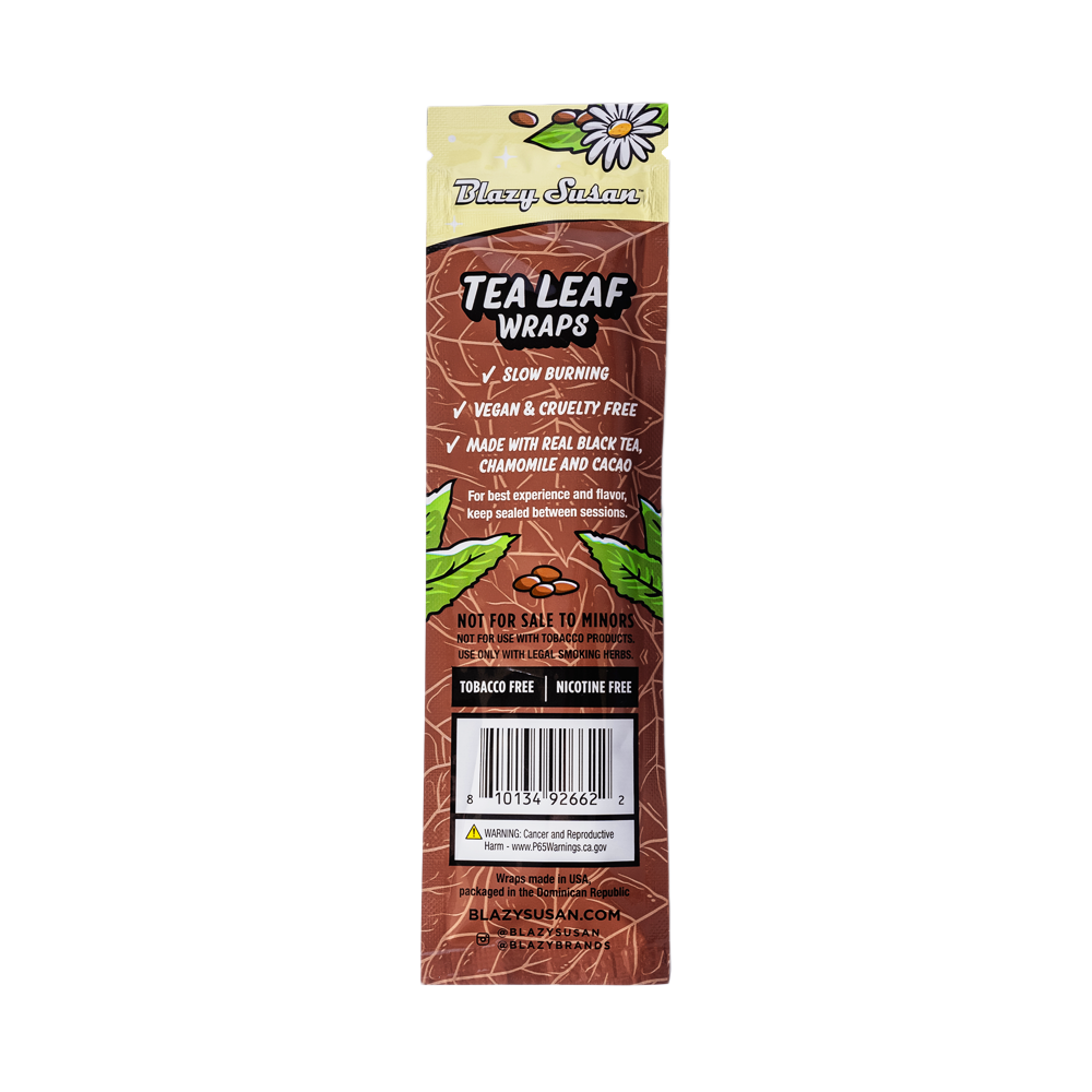 BLAZY SUSAN REAL TEA LEAF WRAPS - 2PCS/25CT