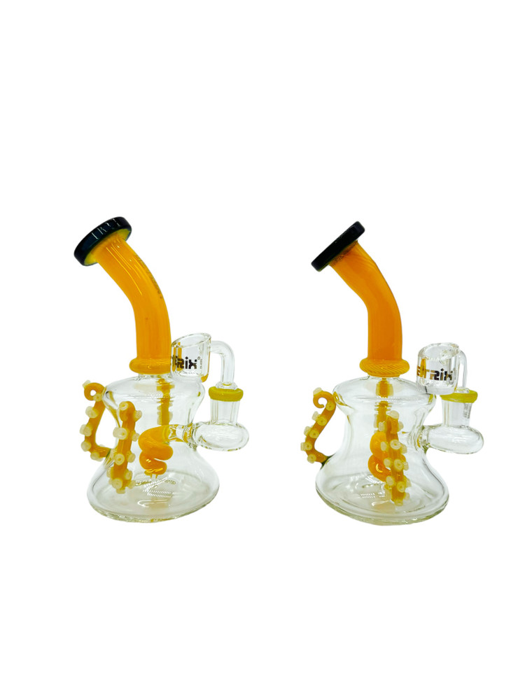 METRIX OCTOPUS WATERPIPE ASSORTED COLOR 7"