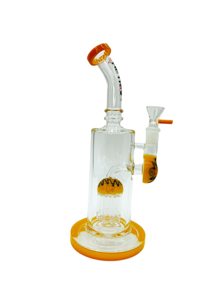 METRIX SWIRL TREE PERC WATERPIPE ASSORTED COLOR 11"