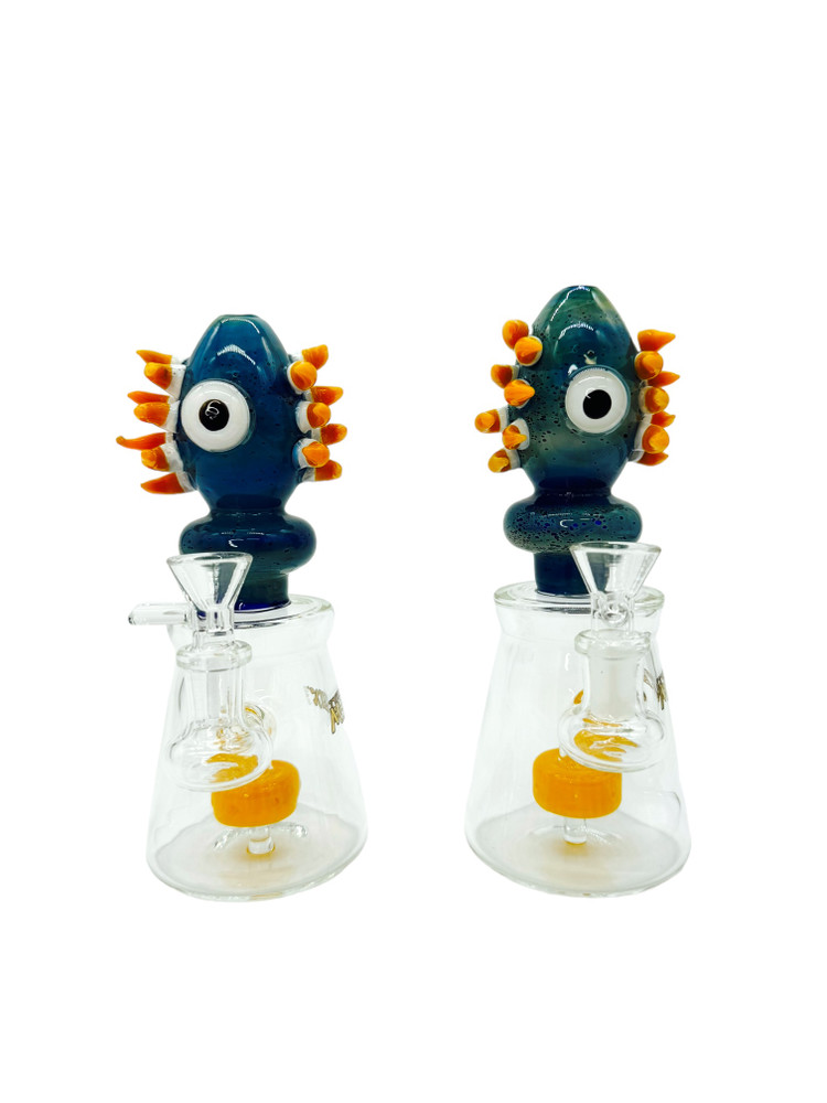 METRIX MONSTER EYE WATERPIPE ASSORTED COLOR 8"