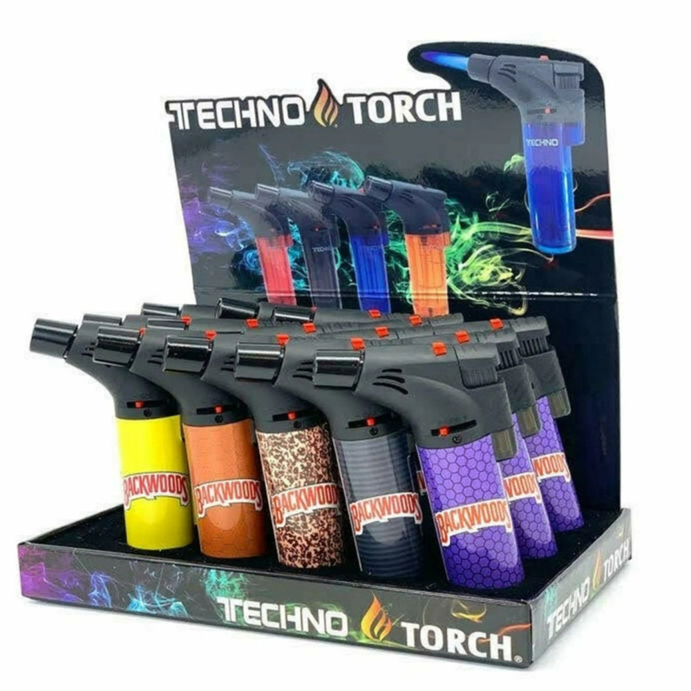 TECHNO QUAD TORCH GAS GUN LIGHTER WOODS