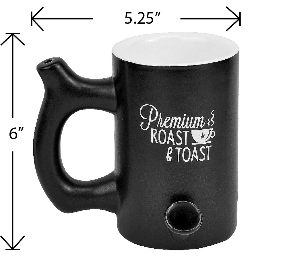 MATTE BLACK PREMIUM ROAST & TOAST MUG