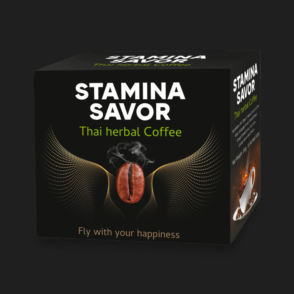 STAMINA SAVOR COFFE MIX SEXUAL ENHANCEMENT - DISPLAY OF 10