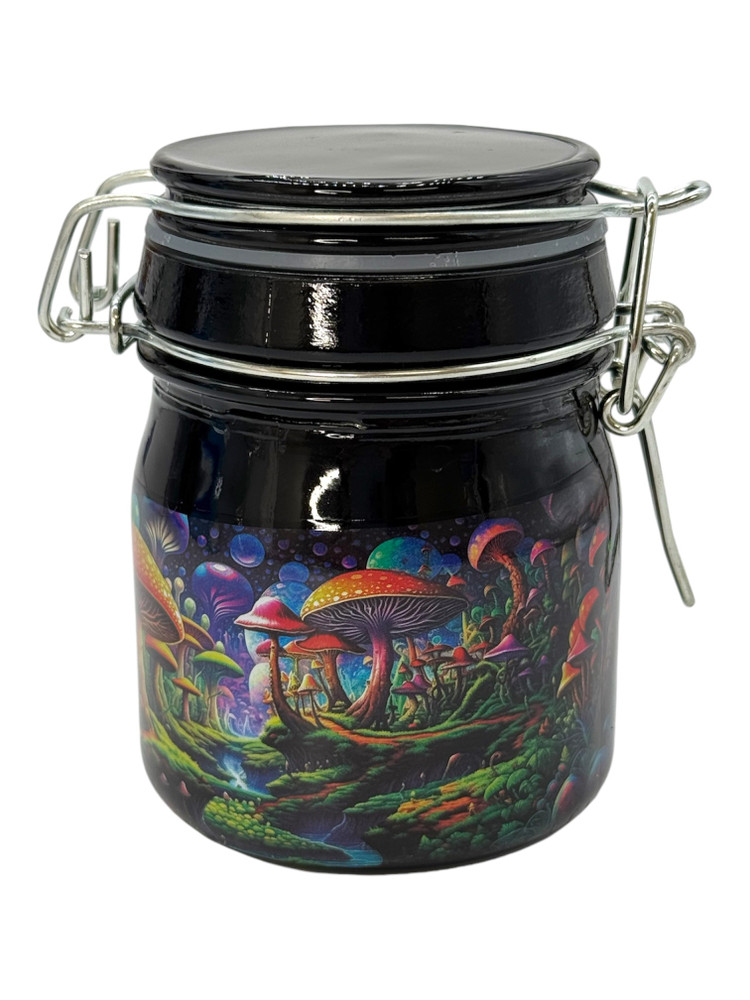 PRINTED DESIGN MEDIUM STASH JAR