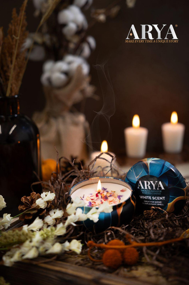 ARYA SMOKE ELIMINATOR CANDLE 8oz - DISPLAY OF 12
