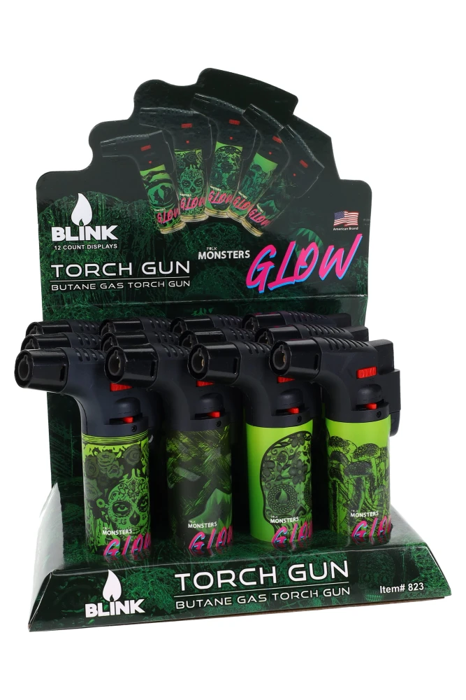 BLINK FOLK MONSTER TORCH - DISPLAY OF 12