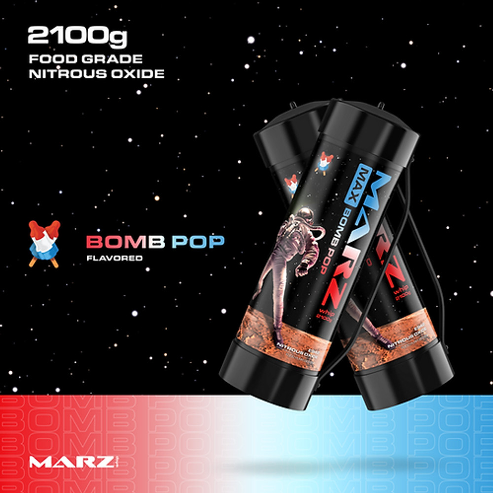 MARZ WHIP N2O CREAM CHARGERS CYLINDER TANK 2100G 3.3 LITER