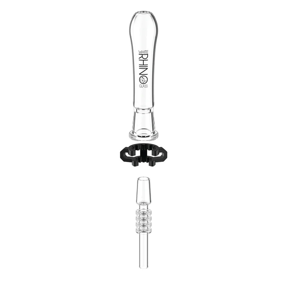 WHITE RHINO 2 PIECE V1 NECTAR COLLECTOR - DISPLAY OF 5