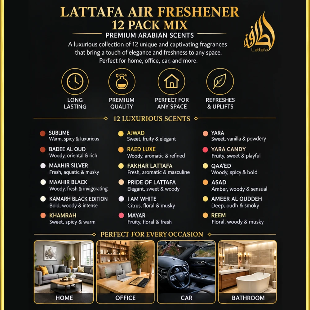 LATTAFA AIR FRESHENER 300ML SPRAY