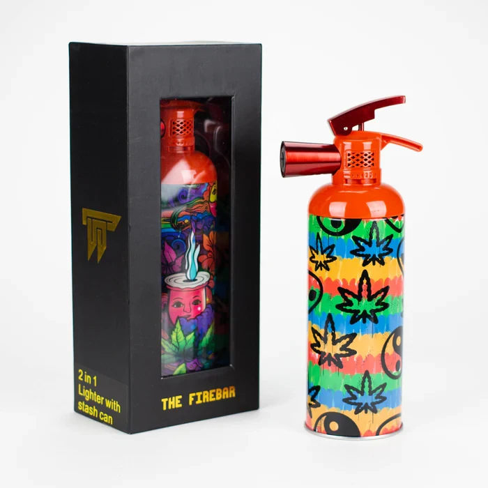 THE FIREBAR 2 IN 1 LIGHTER STASH CAN